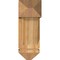 Ekena Millwork Traditional Arts and Crafts Rough Sawn Bracket w/ Offset Brace, Western Red Cedar, 8"W x 18"D x 22"H BKT0806X18X22TRA03RWR - alternate 3